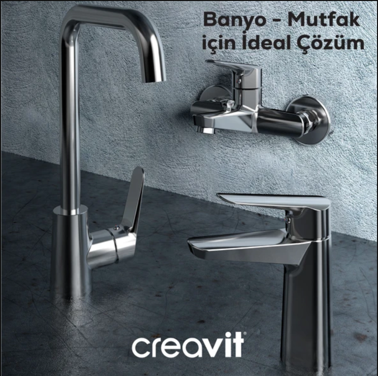 Creavit Bevel Mutfak Armatürü