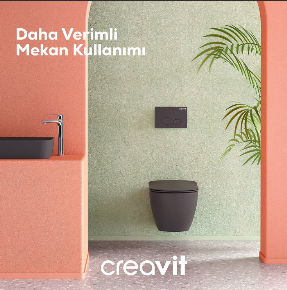 Creavit Drop Kumanda Paneli (Mat Gri)