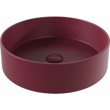 Creavit Loop Yuvarlak Çanak Lavabo, 40 cm Berry
