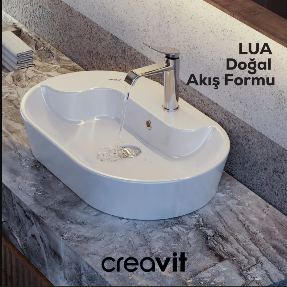 Creavit Lua Uzun Lavabo Armatürü 