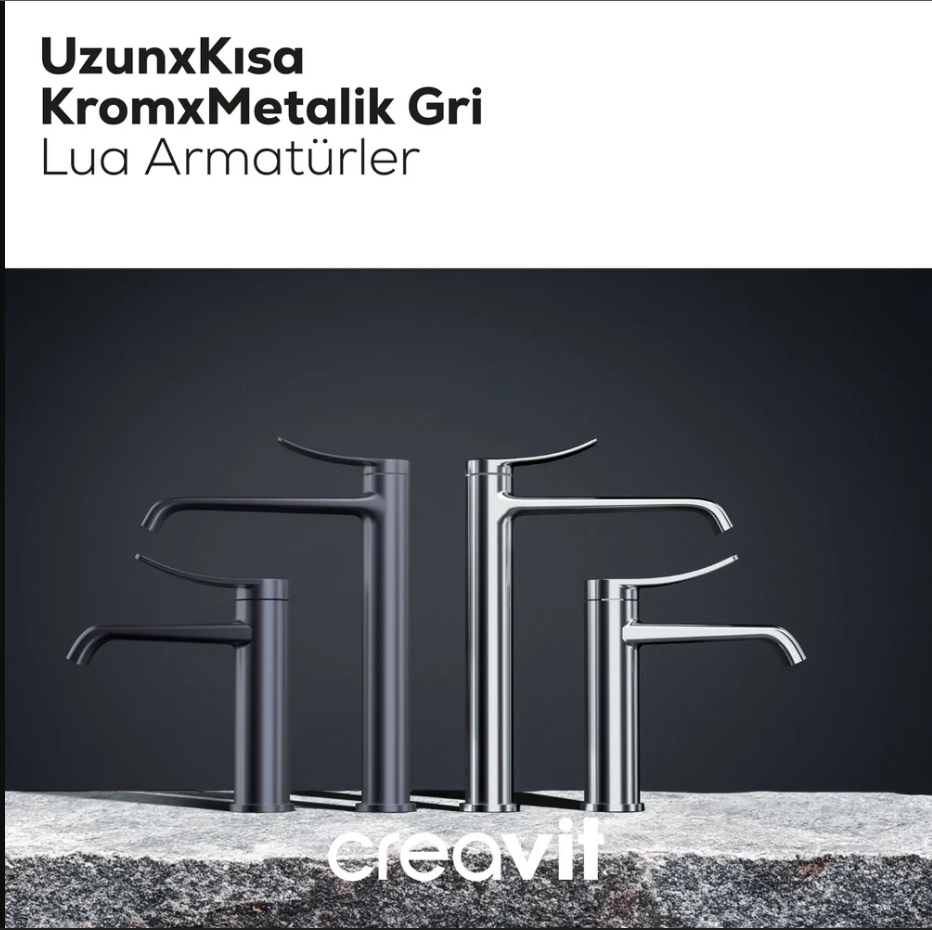 Creavit Lua Uzun Lavabo Armatürü 