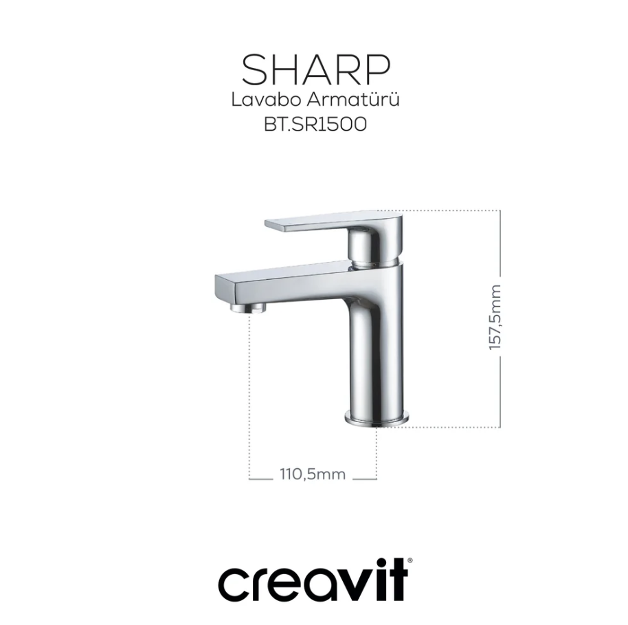 Creavit Sharp Lavabo Bataryası