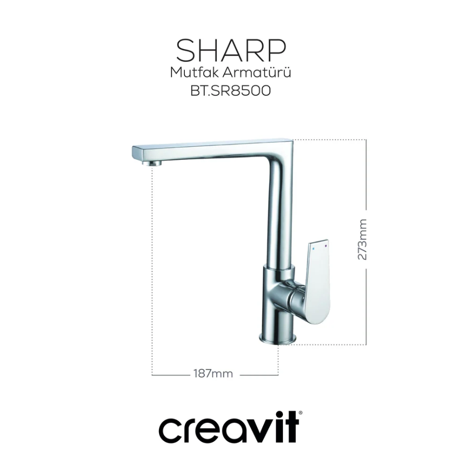 Creavit Sharp Mutfak Armatürü