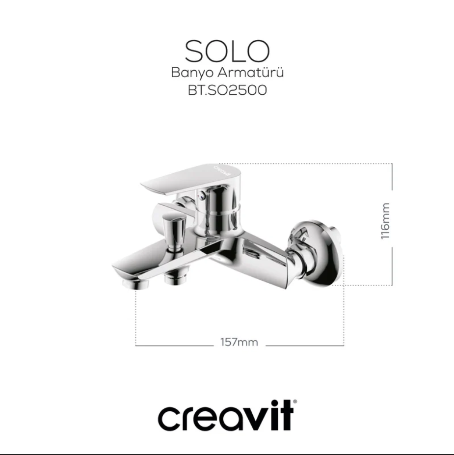 Creavit Solo Banyo Bataryası