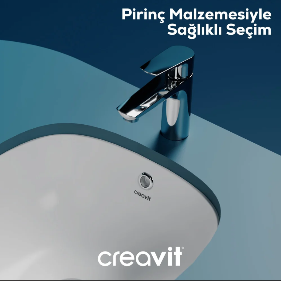 Creavit Solo Lavabo Bataryası