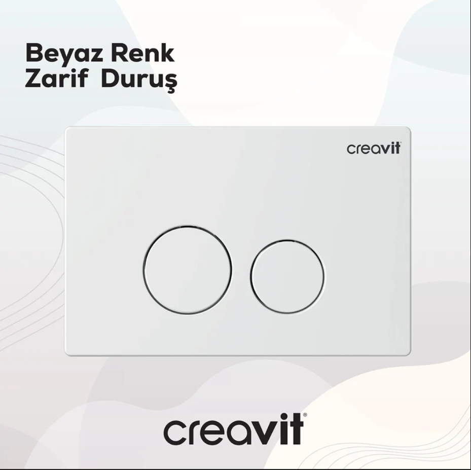 Creavit Terra  Kumanda Paneli Beyaz