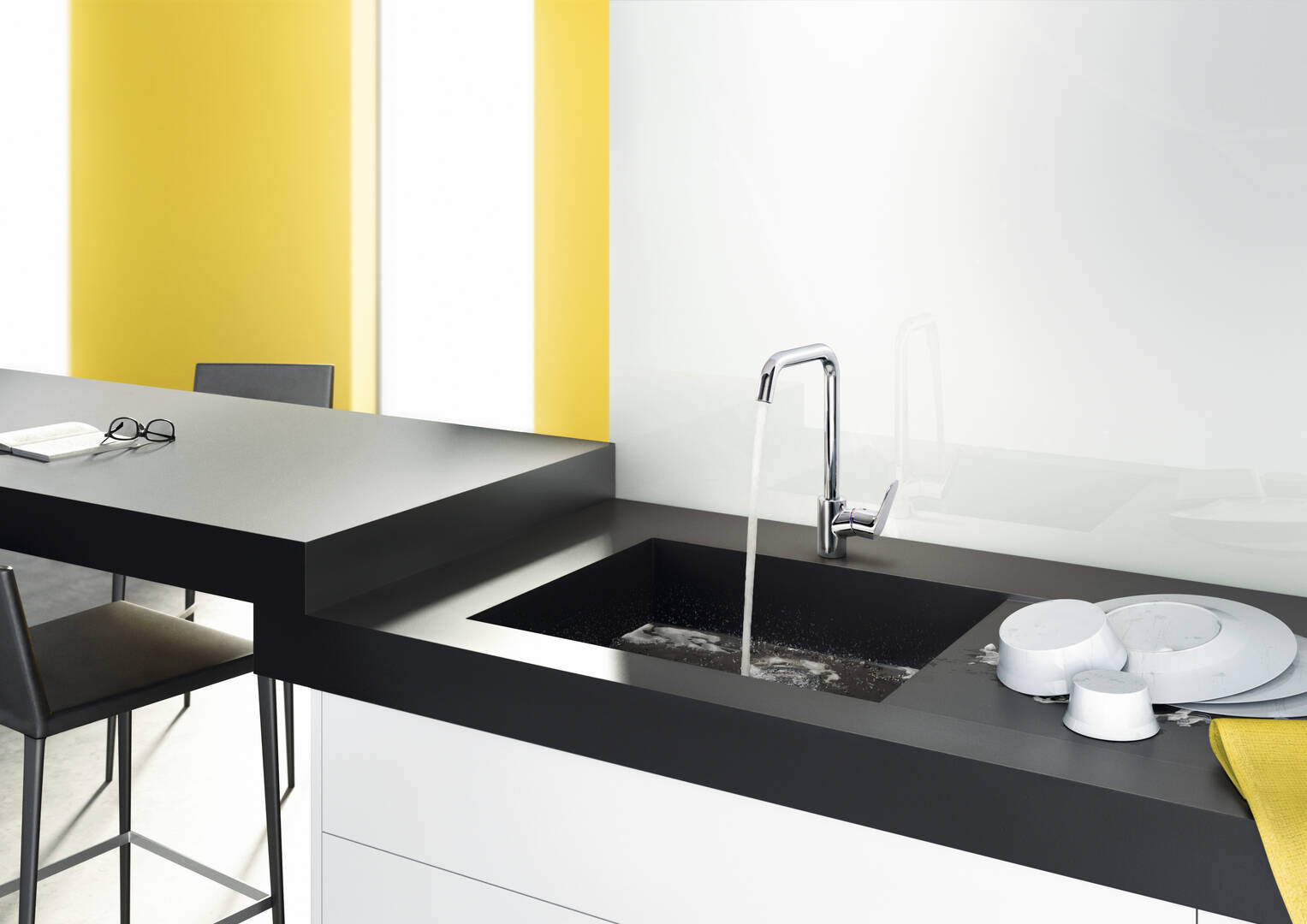 Hansgrohe Focus Tek Kollu Eviye Bataryası