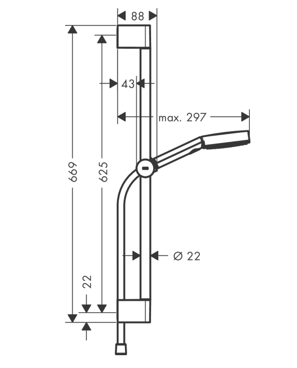 Hansgrohe Pulsify Select S Duş Seti