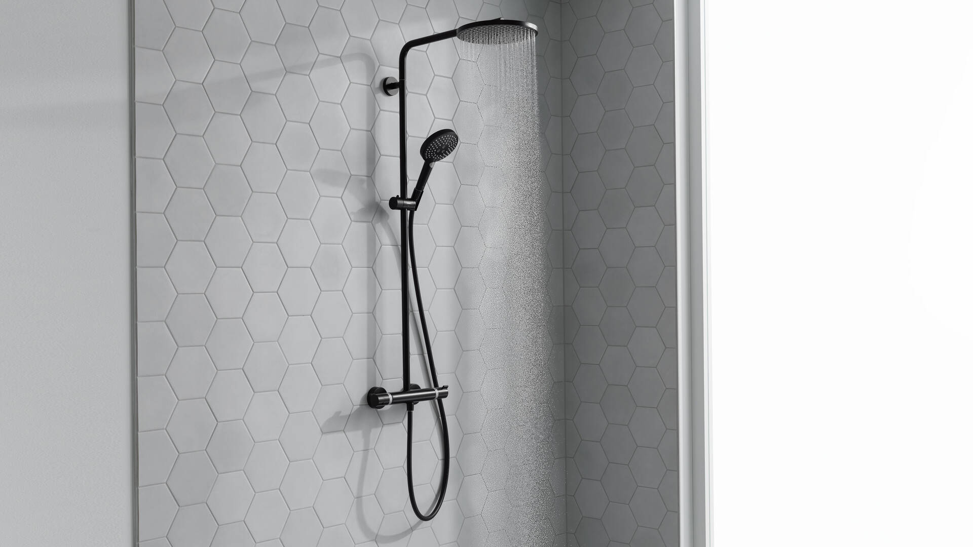 Hansgrohe Raindance Select S Duş Kolonu - Siyah