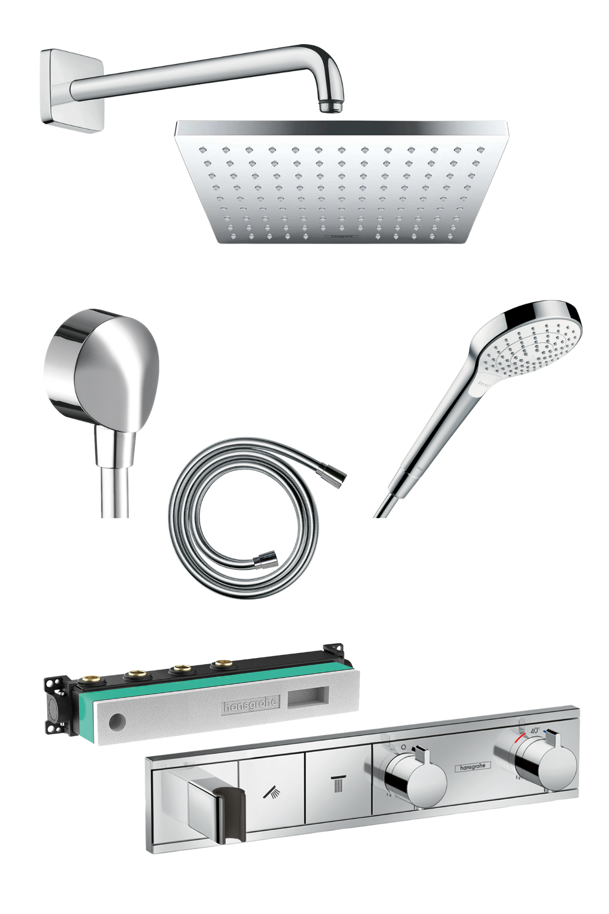 Hansgrohe Rainselect Ankastre Banyo Seti