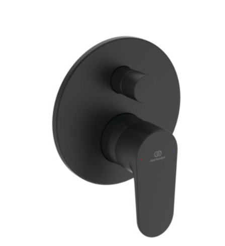 Ideal Standard Cerafine O Alu+ Tepe Duşlu Ankastre Duş Sistemi Seti · Silk Black (Mat Siyah)