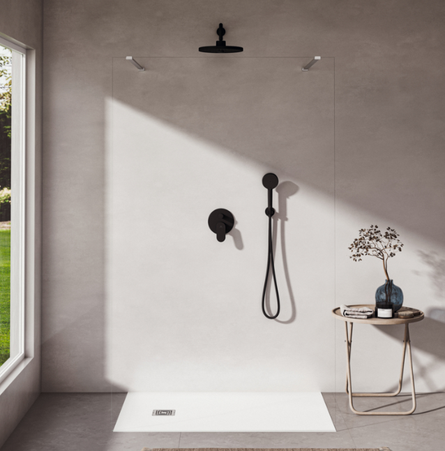 Ideal Standard Cerafine O Alu+ Tepe Duşlu Ankastre Duş Sistemi Seti · Silk Black (Mat Siyah)