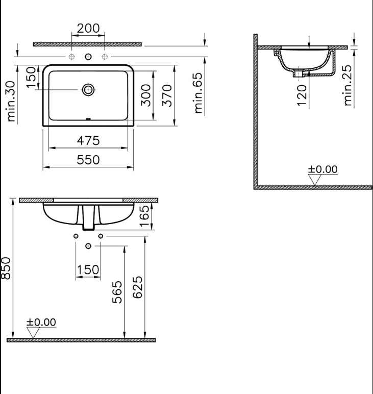 Vitra S20 Lavabo