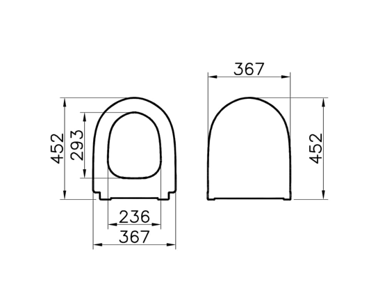 Vitra Sento Rimex Asma Klozet Mat Siyah + Kapak