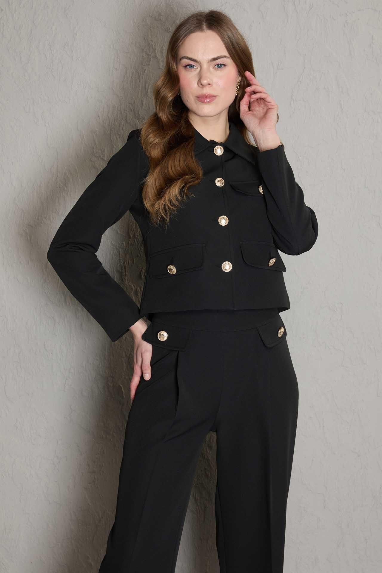 MEZZURA CEKET  SiYAH