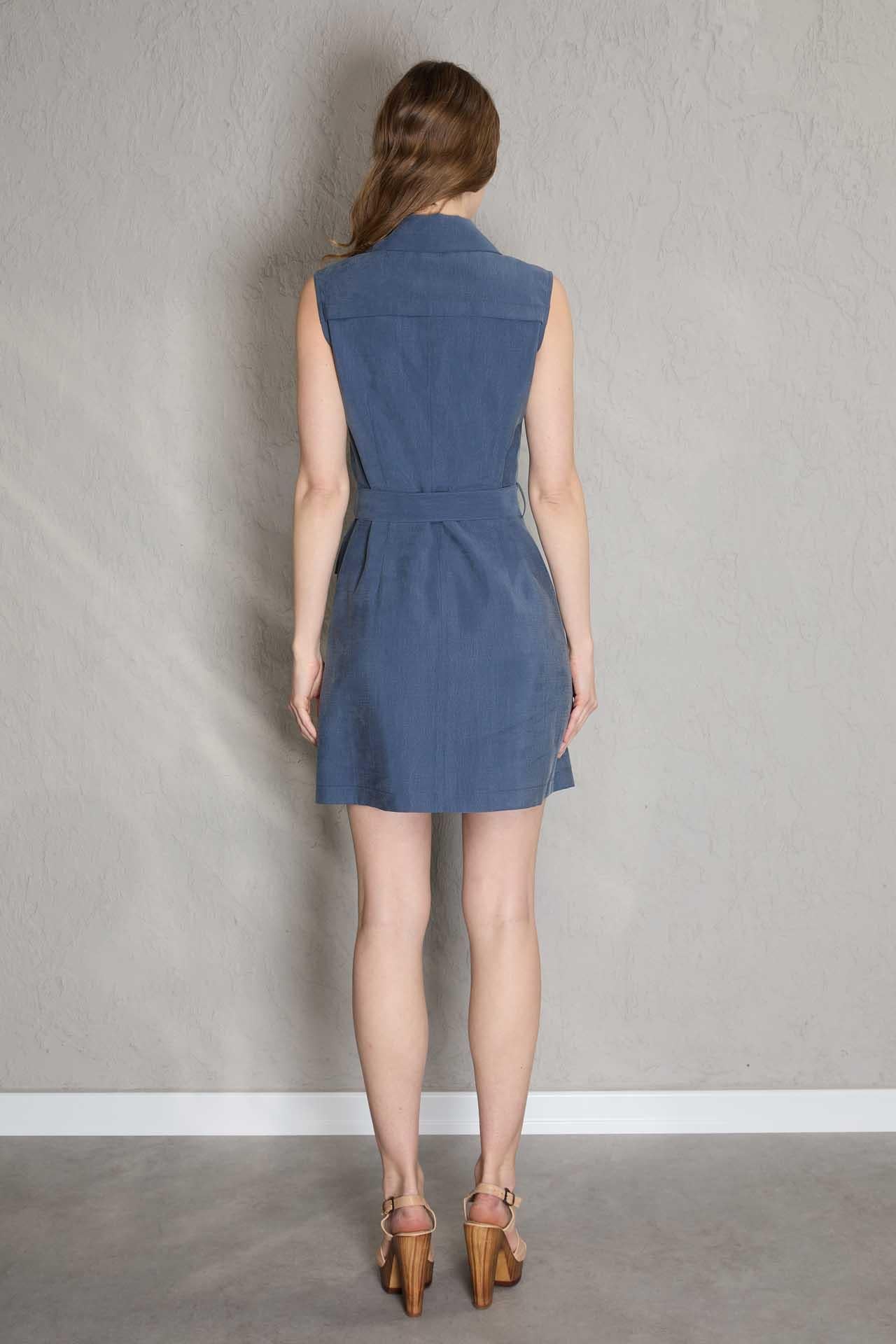 MEZZURA ELBİSE  INDIGO