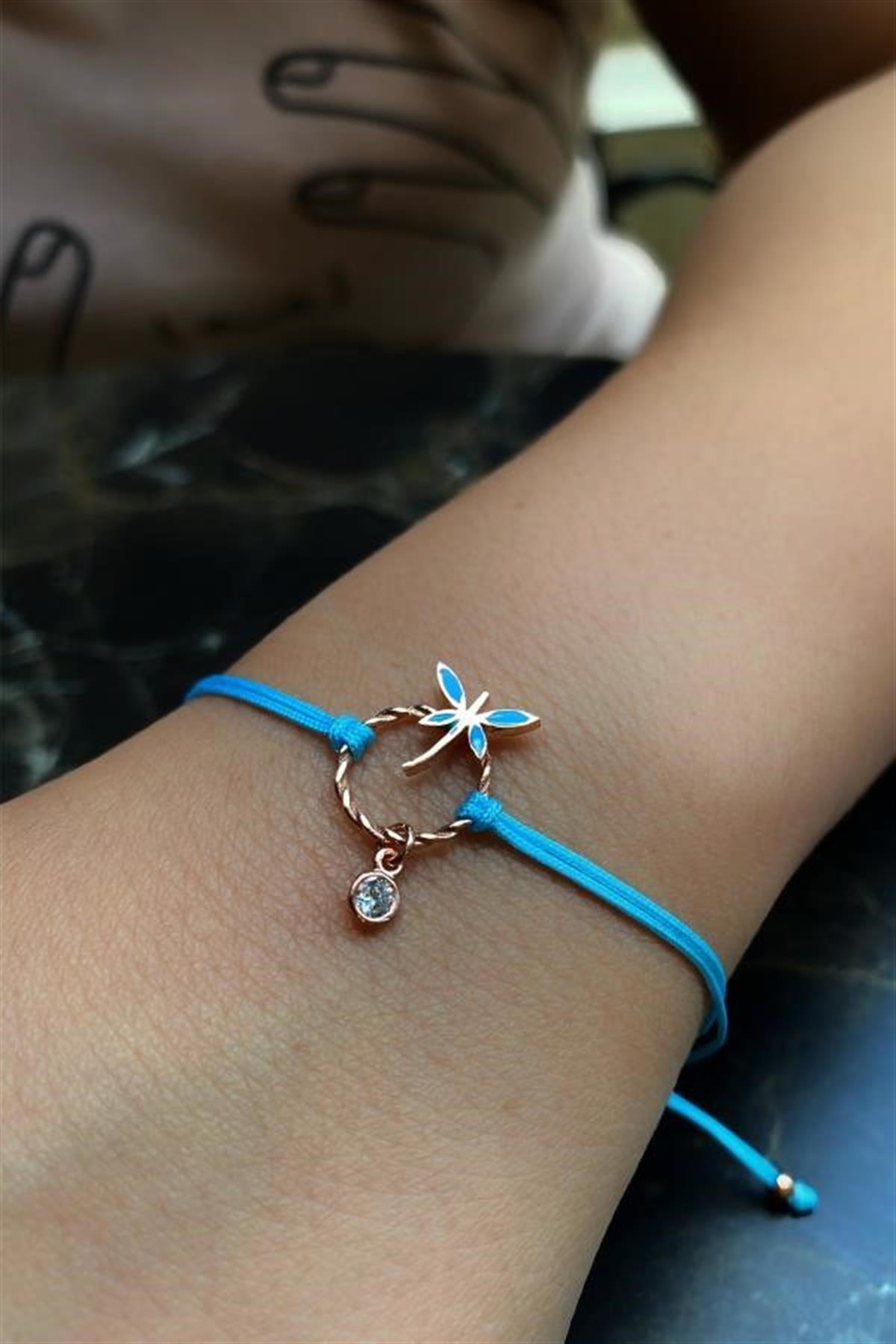  İpli Gümüş Yusufçuk Bileklik