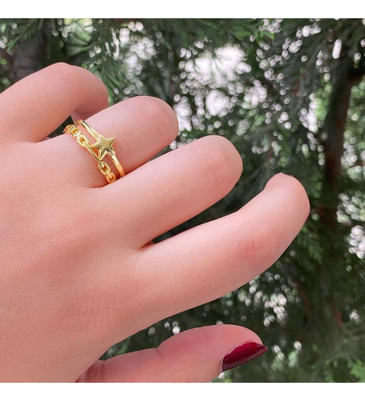  Yıldız Gümüş Yüzük