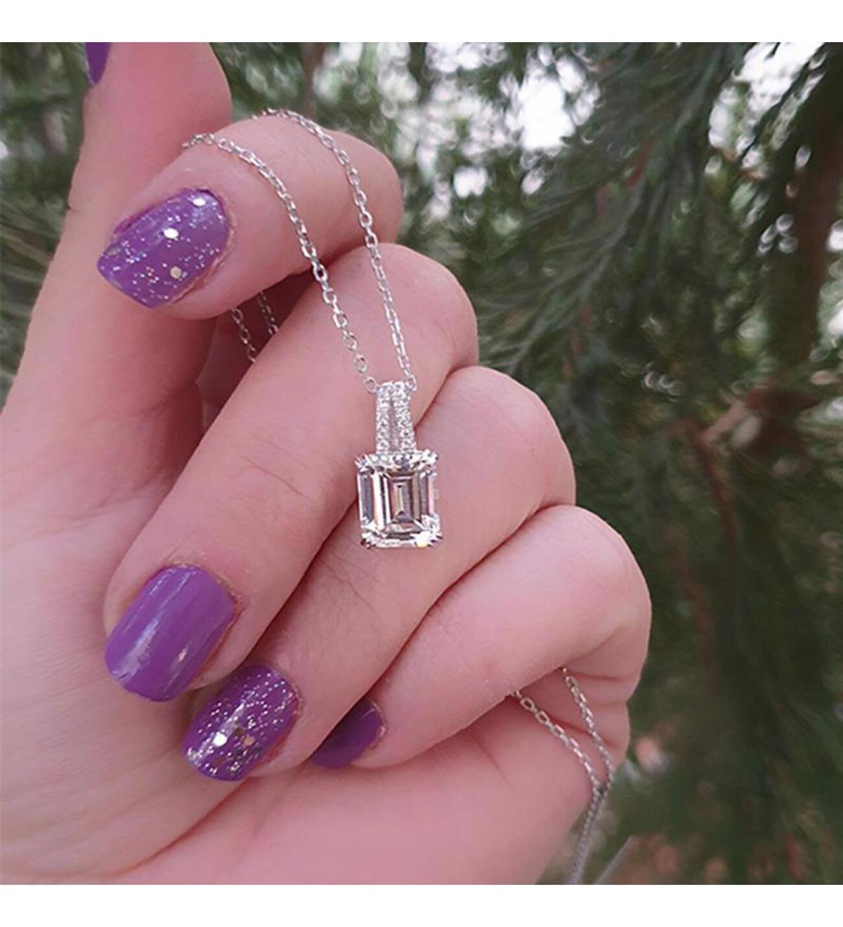 Baget Kültür Pırlanta Gümüş Kolye