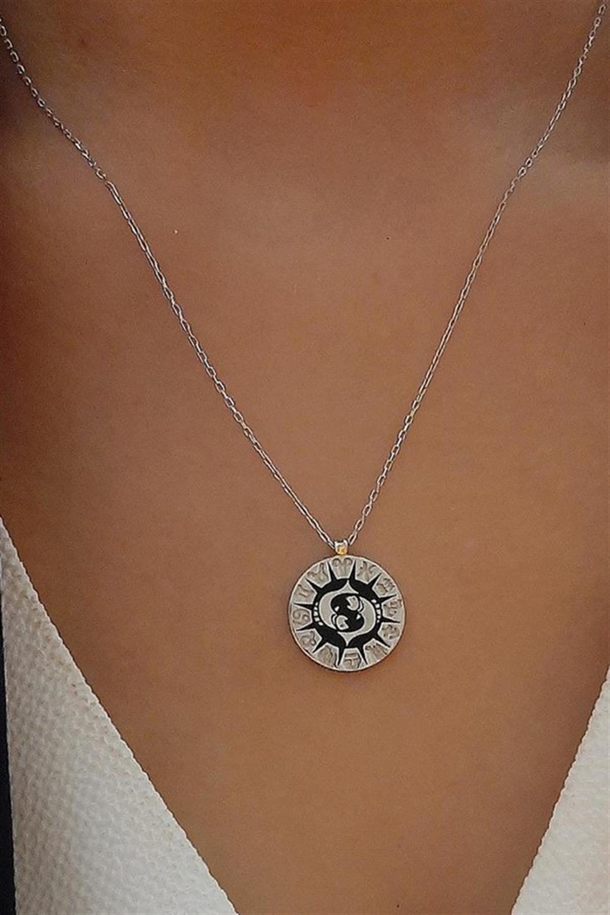 Balık Burcu Gümüş Kolye (Burç Kolye)