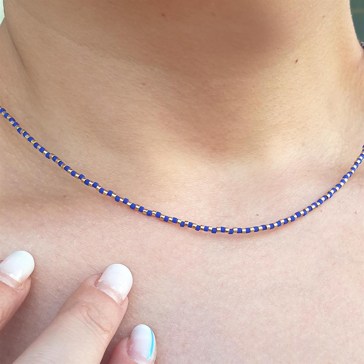 Elişi Gümüş Lapis Kolye