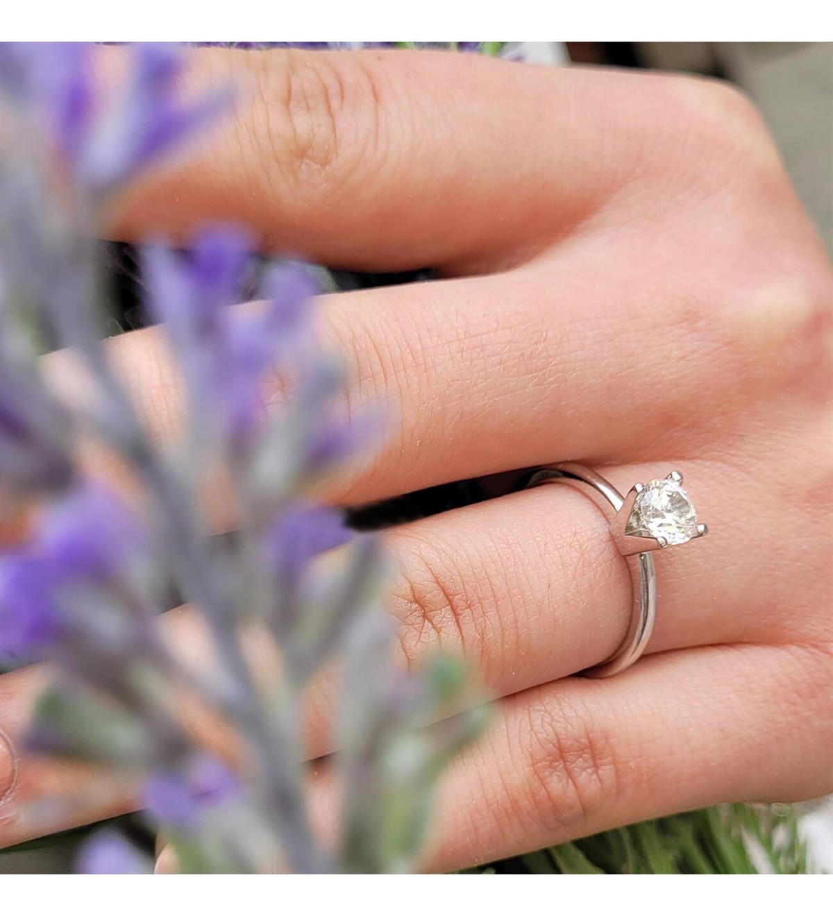 Gümüş Kültür Pırlanta Tektaş Yüzük