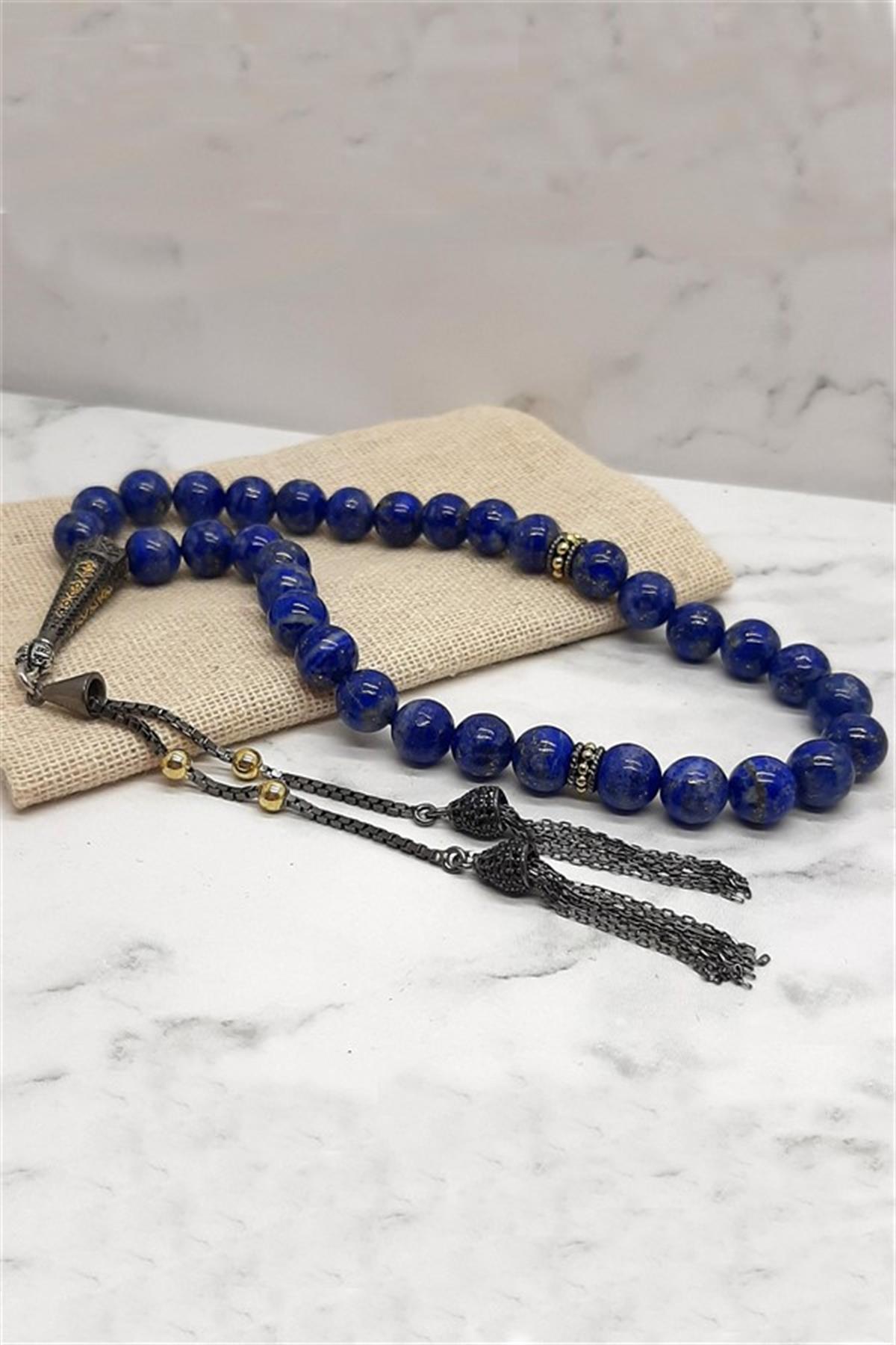 Lapis Erkek Gümüş Tesbih