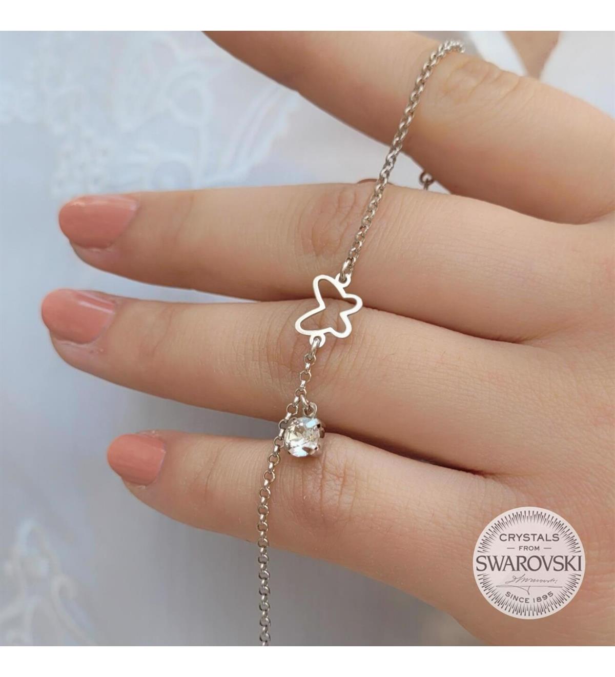 Swarovski Gümüş Bileklik