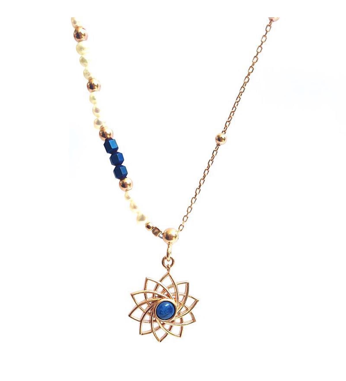 Yaşam Çiçeği Gümüş Kolye