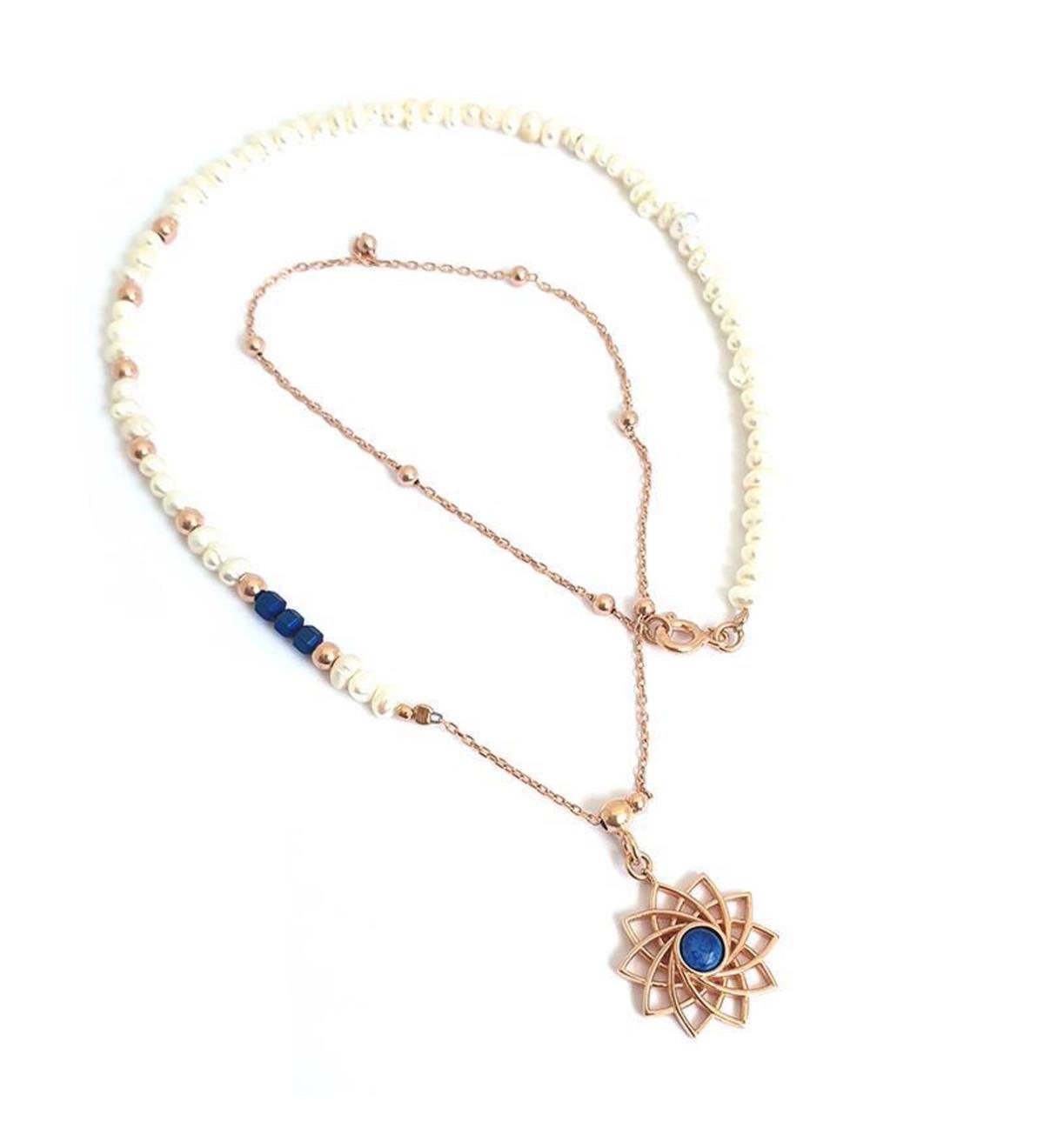 Yaşam Çiçeği Gümüş Kolye