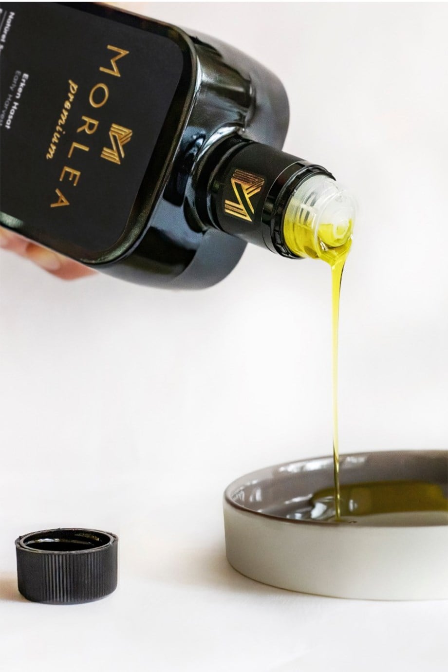 MORLEA Premium 1 Adet 500 ml 1 Adet 2 Lt Teneke Erken Hasat Soğuk Sıkım Naturel Sızma Zeytinyağı