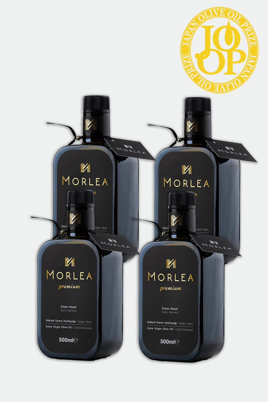 MORLEA Premium Erken Hasat Soğuk Sıkım Naturel Sızma Zeytinyağı (500 ml)