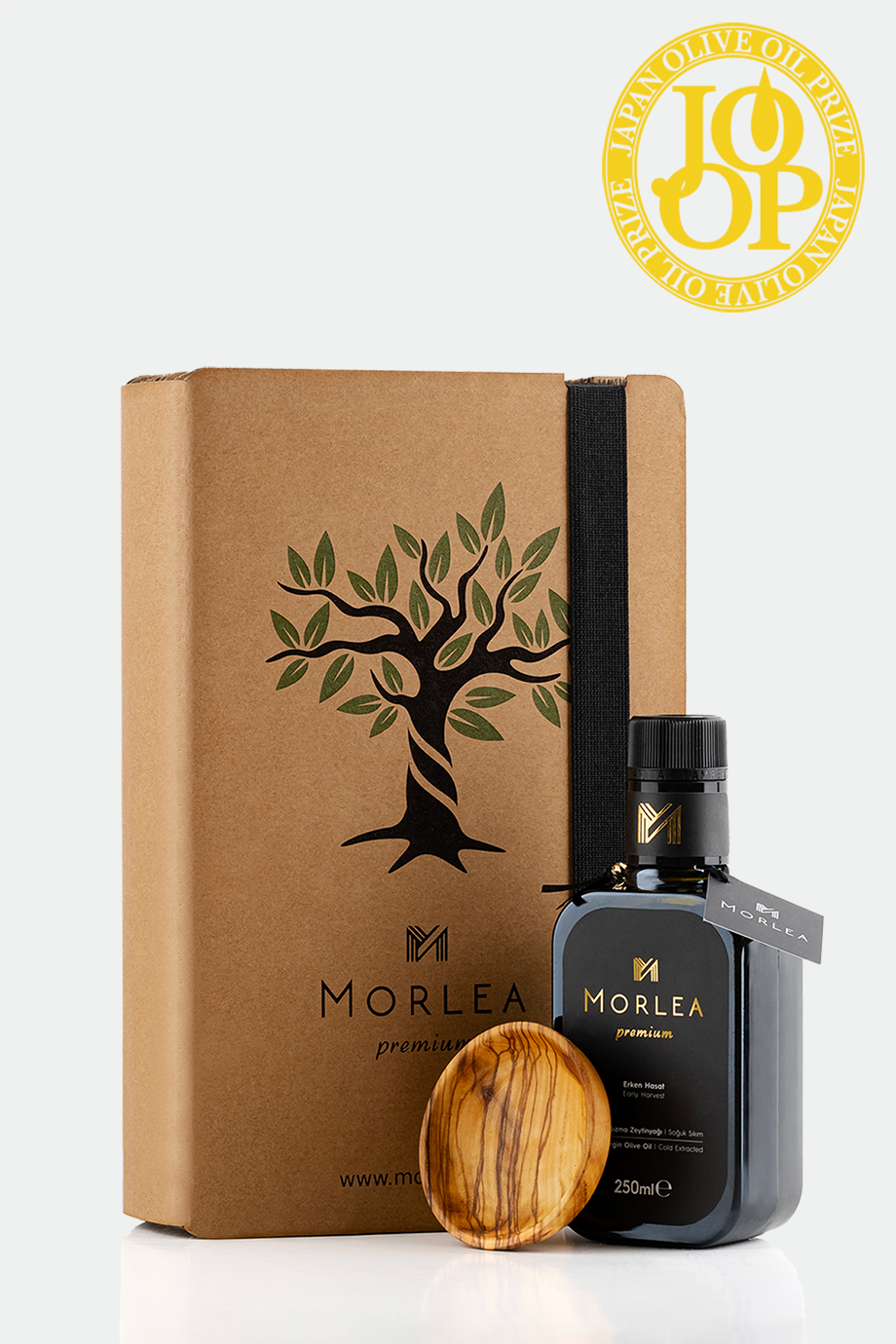 MORLEA Premium Hediyelik Kutulu (Sos Tabaklı) Erken Hasat Soğuk Sıkım Naturel Sızma Zeytinyağı (250 Ml)