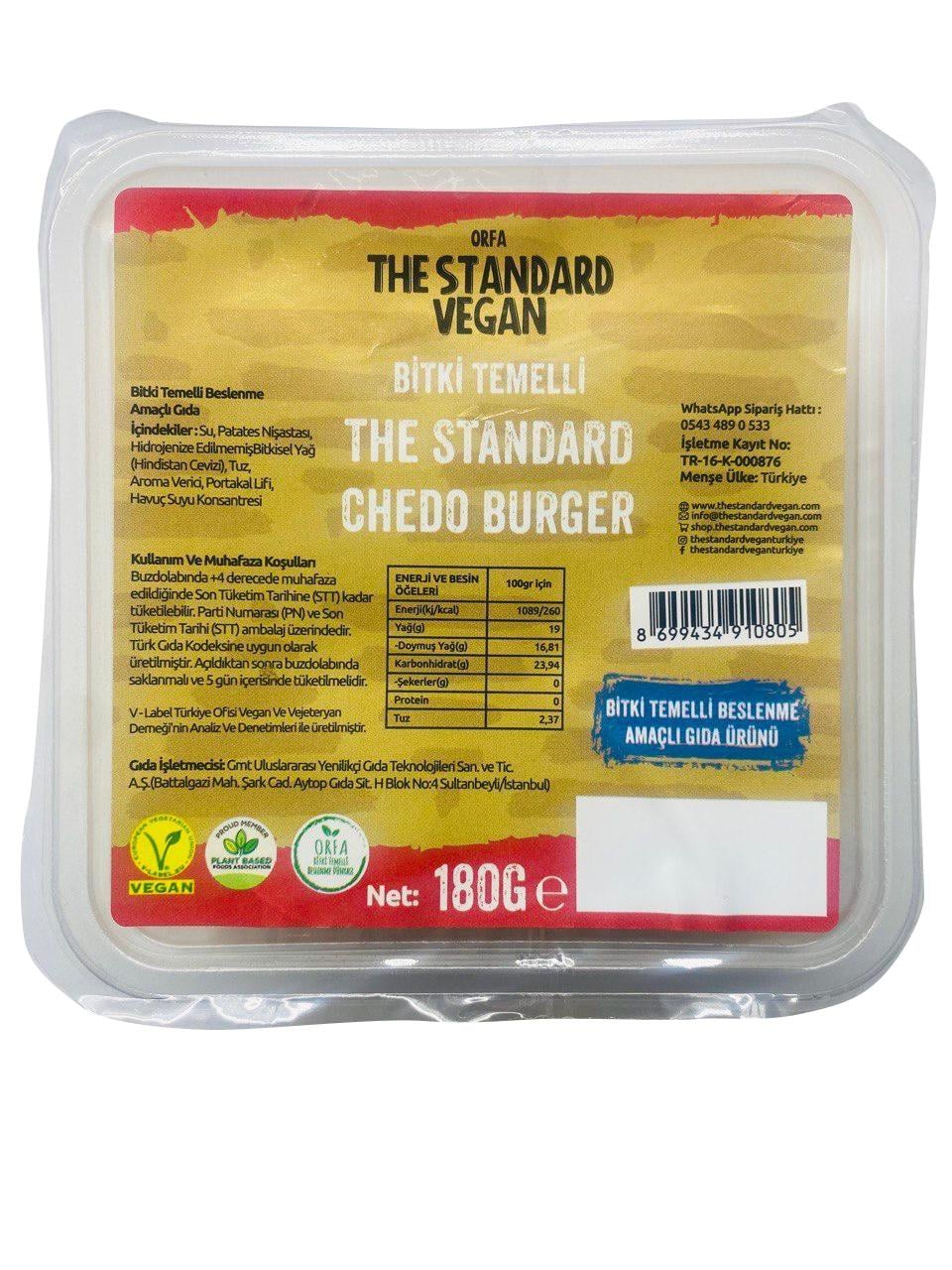 The Standard Chedo Burger 180 gr