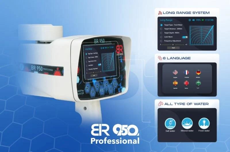 BR Detector BR950 Professional Su Tespit Dedektörü