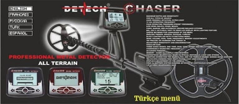 Detech Dedektör CHASER Dedektör (9'' Ultimate+12'' Sef)