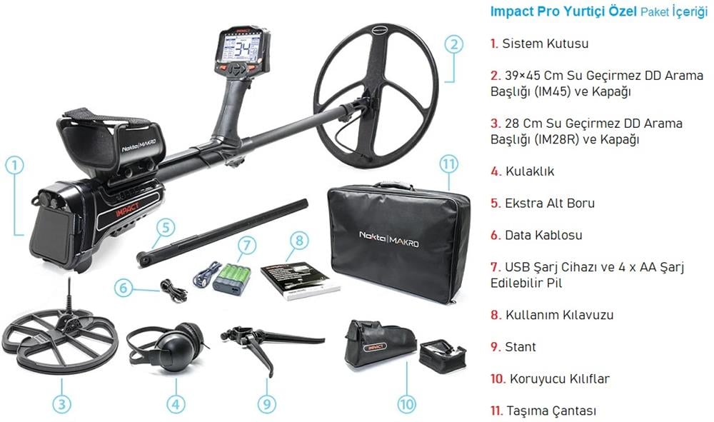 Nokta Impact Pro Dedektör Yurtiçi Özel