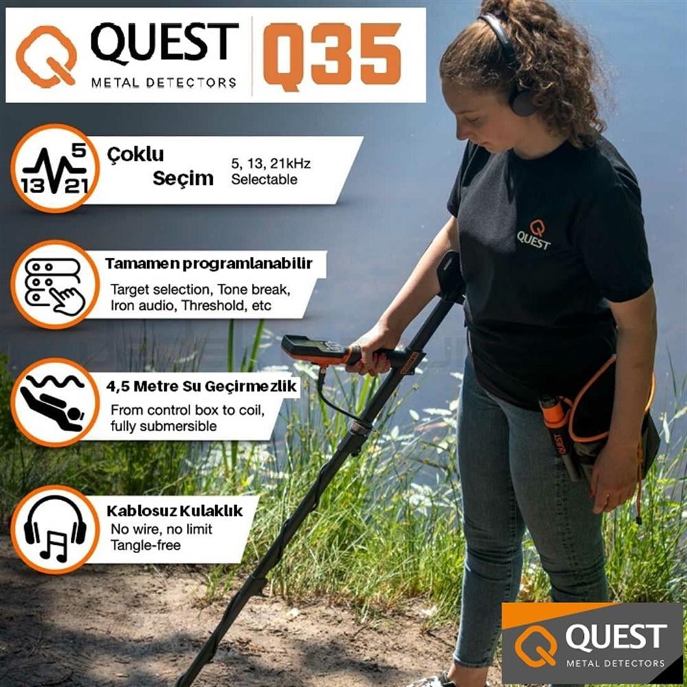 Quest Metal Detectors Quest Q35 Dedektör