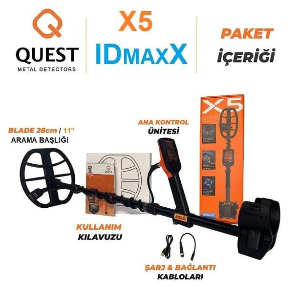 Quest Metal Detectors X5 IDmaxX Dedektör