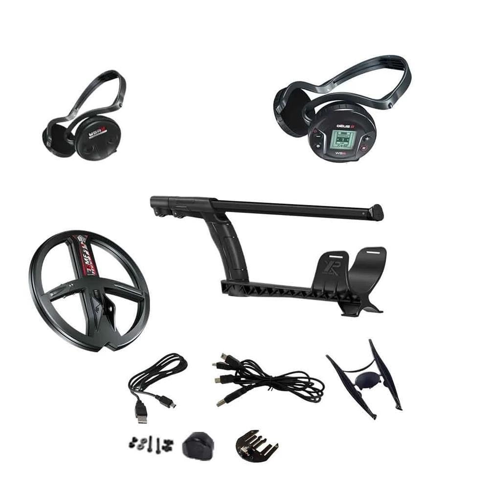 XP Dedektör Deus 2 Dedektör - 22,5cm FMF Başlık, WS6 Master + WSA2 Kulaklık