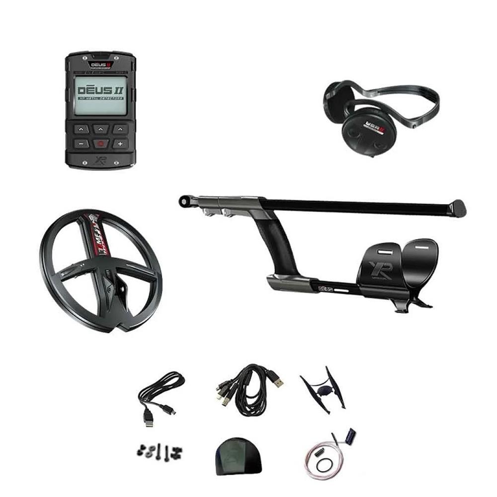 XP Dedektör Deus 2 Dedektör - 28cm FMF Başlık, Ana Kontrol Ünitesi, WSA2 Kulaklık
