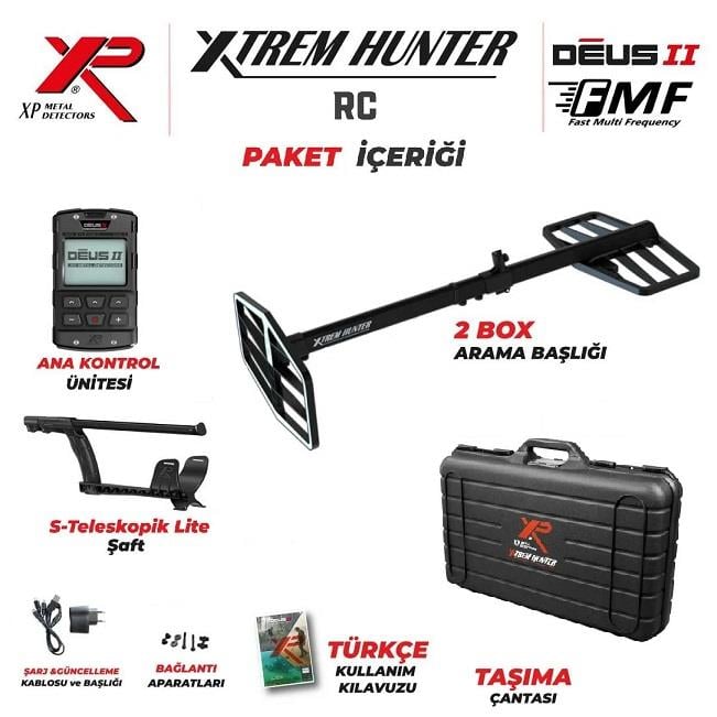 XP Dedektör Xtrem Hunter Dedektör - XTR-115,RC,WSA2XL