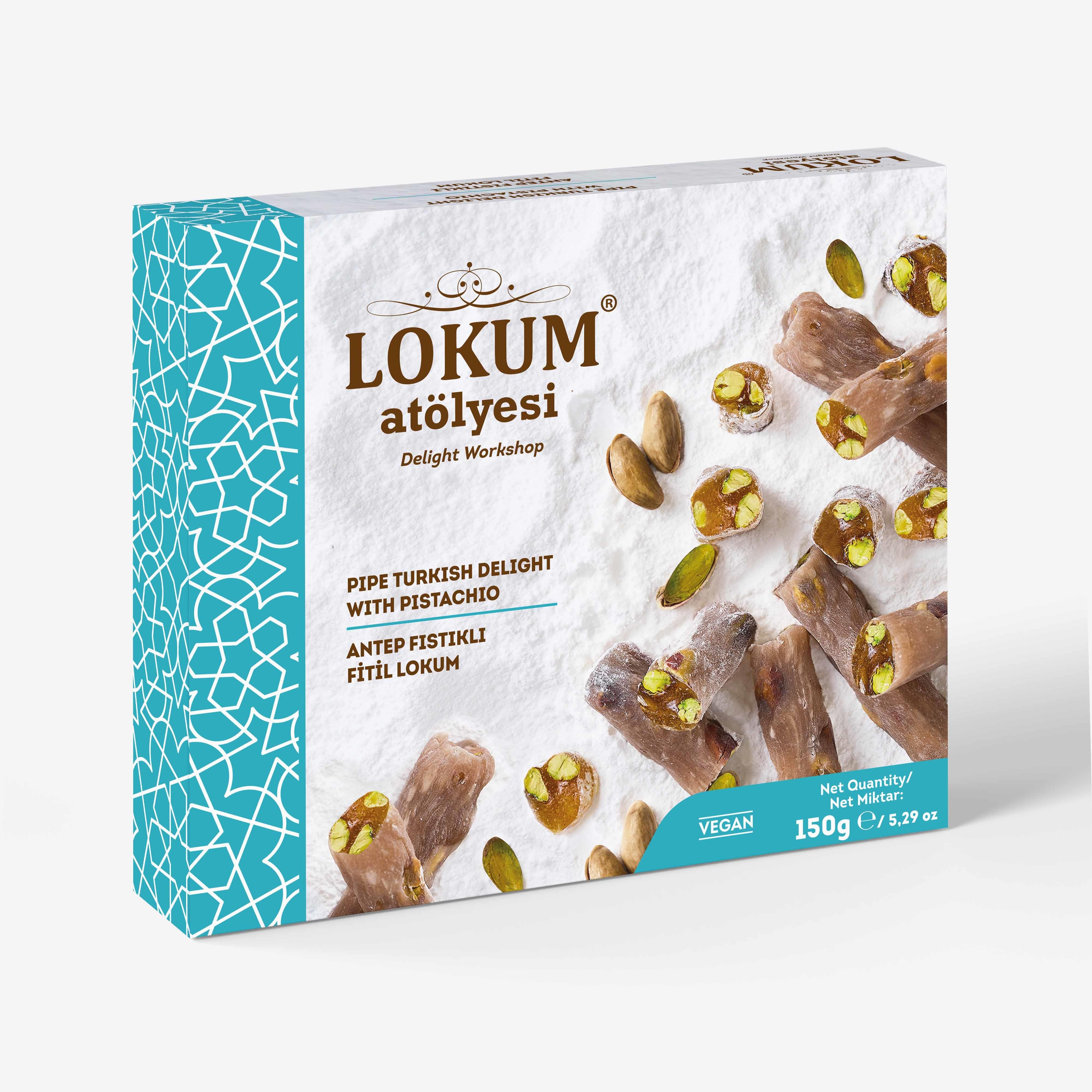 Antep Fıstıklı Fitil Lokum 150g