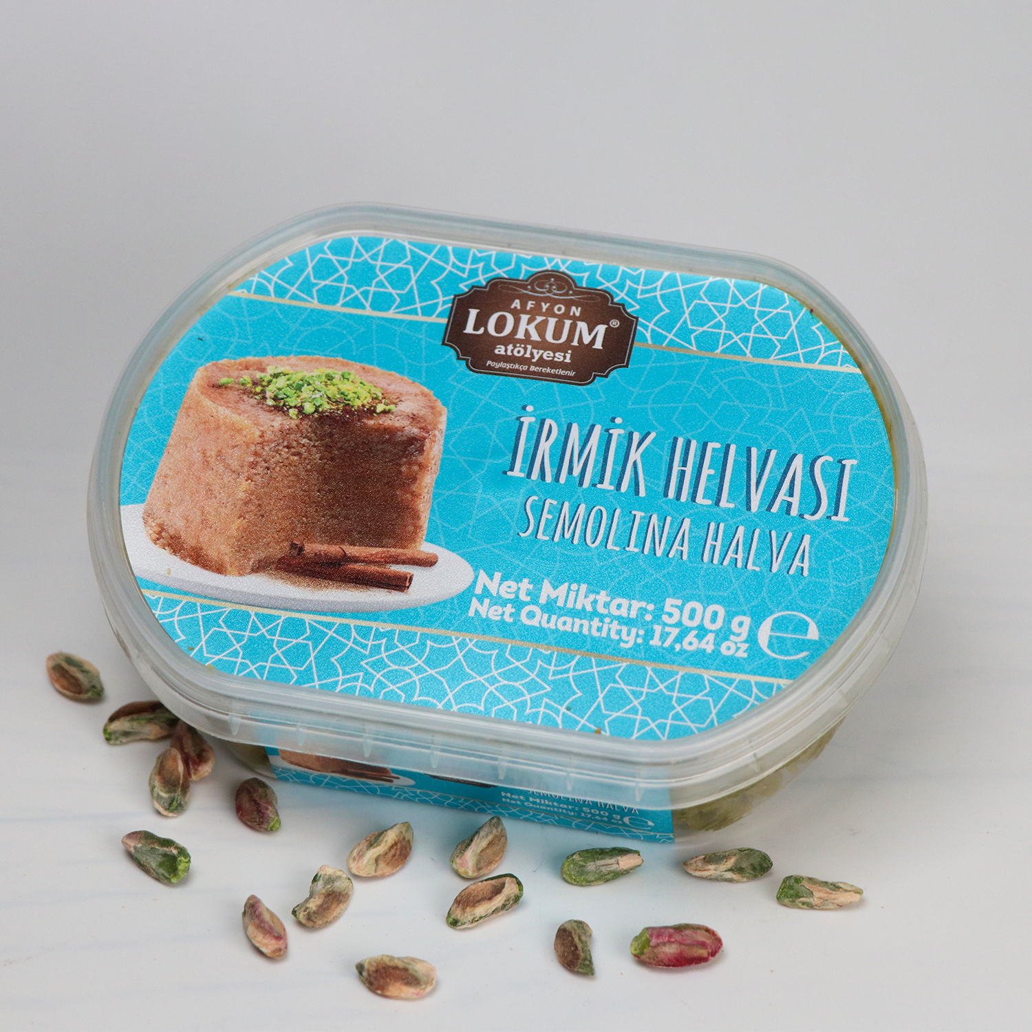 Antep Fıstıklı İrmik Helvası 500g