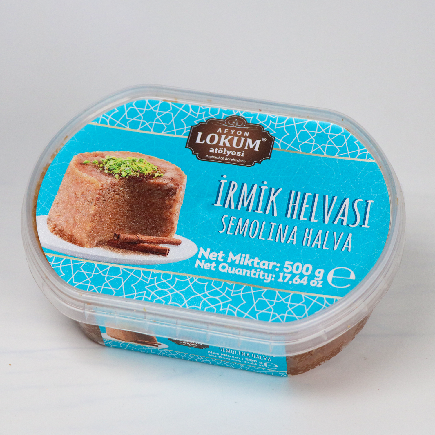 Klasik Antep Fıstıklı İrmik Helvası 500g