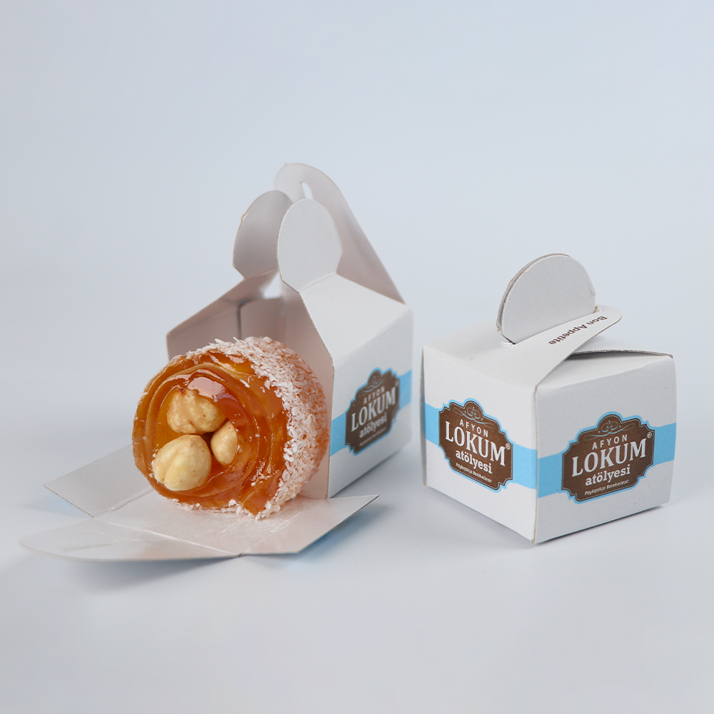 KLASİK FINDIKLI SARMA LOKUM (10 ADET TEKLİ KUTU İÇERİSİNDE)