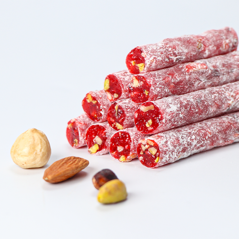 Narlı Fitil Lokum, Antep Fıstıklı, Fındıklı, Bademli 250G  