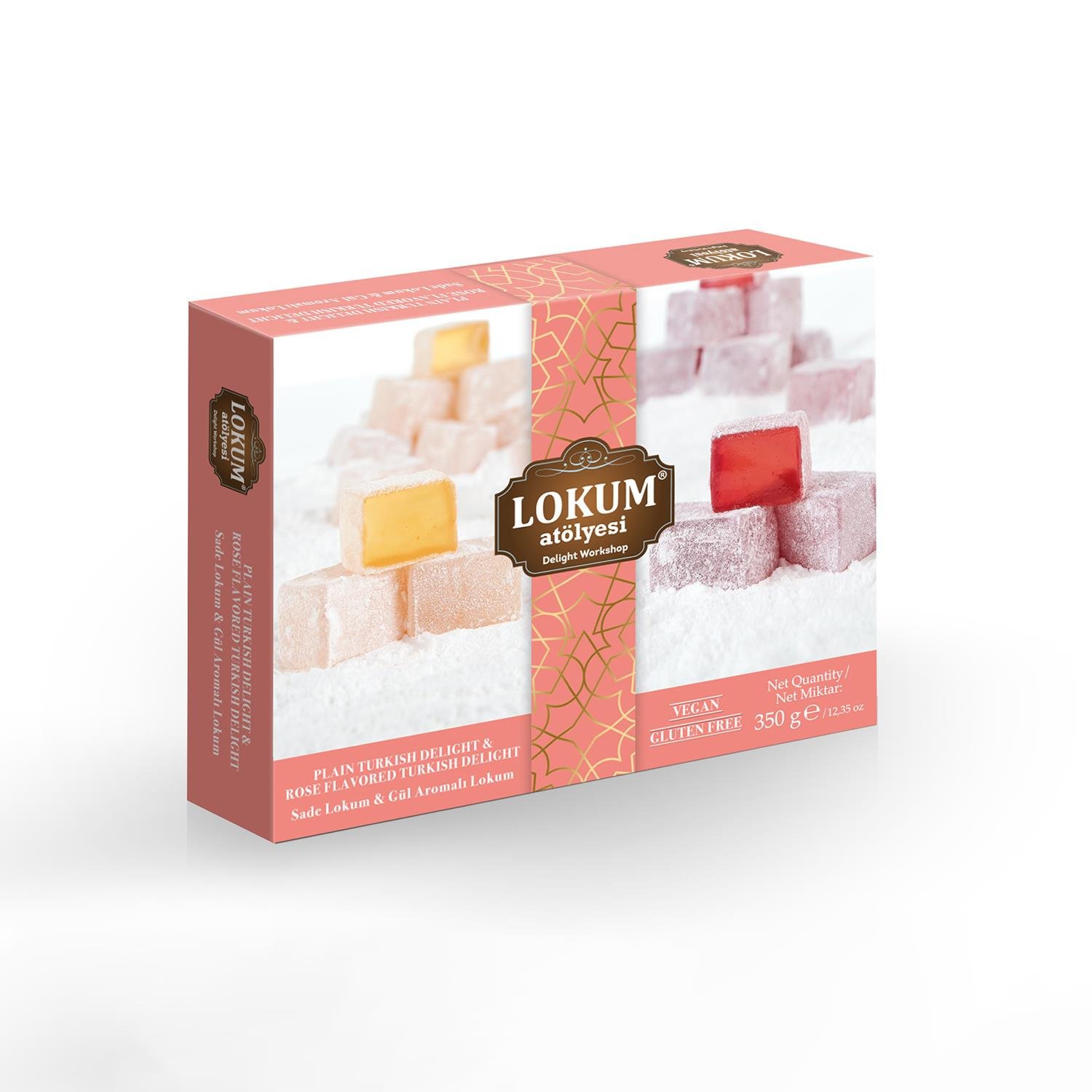Sade Lokum & Gül Aromalı Lokum 350g