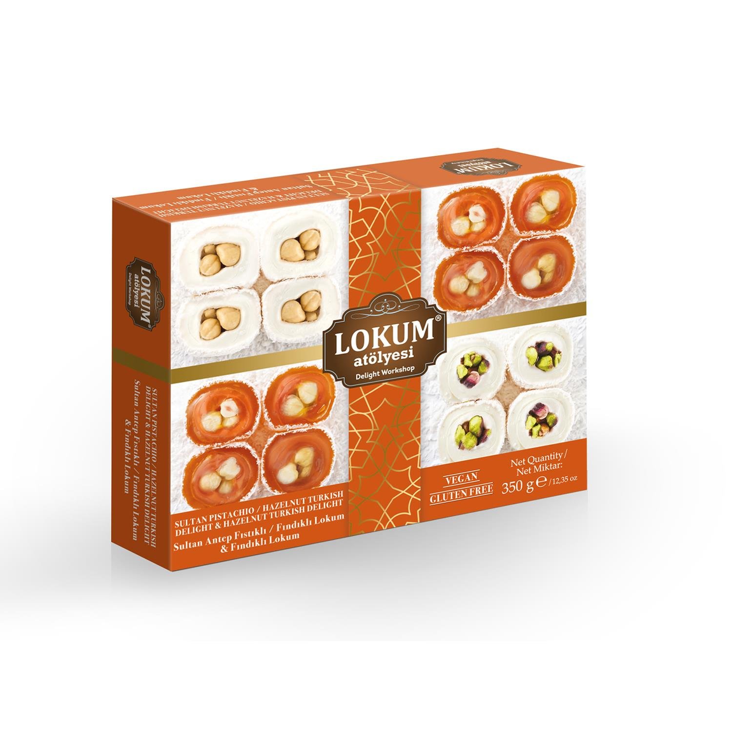Sultan Antep Fıstıklı / Fındıklı Lokum & Fındıklı Lokum 350g