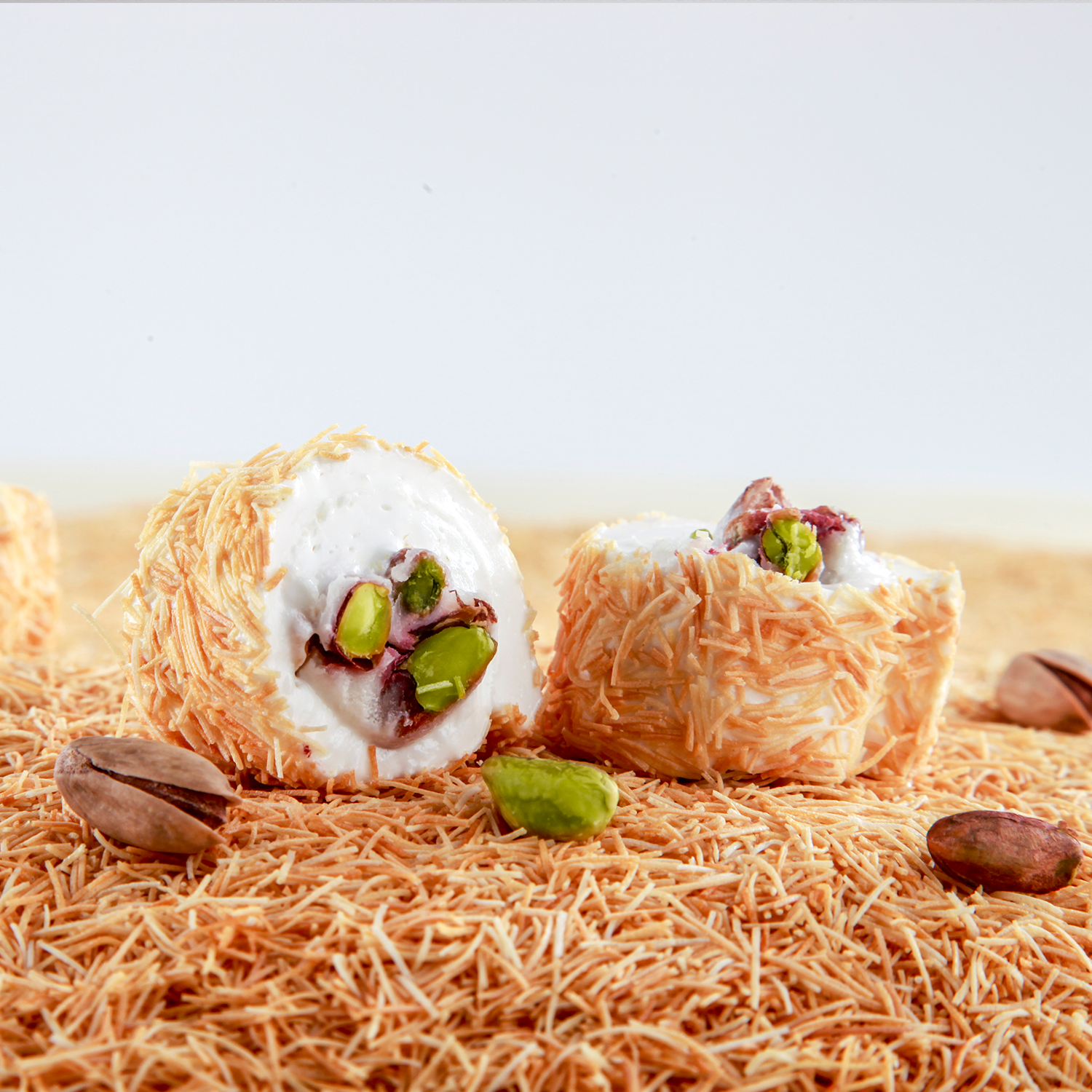 Sultan Buffalo Cream Turkish Delight with Wire Kadayif 500g